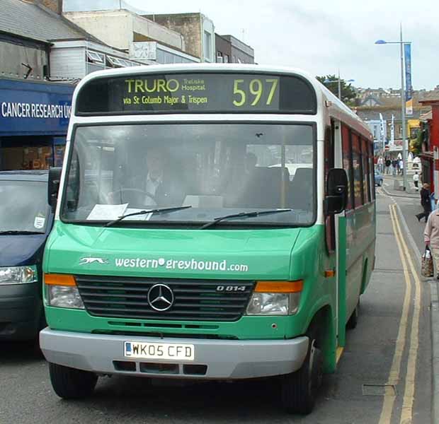 Western Greyhound Mercedes Vario Plaxton Beaver 2 WK05CFD